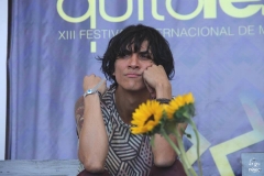 Van Fan Culo en Rueda de Prensa Quito Fest